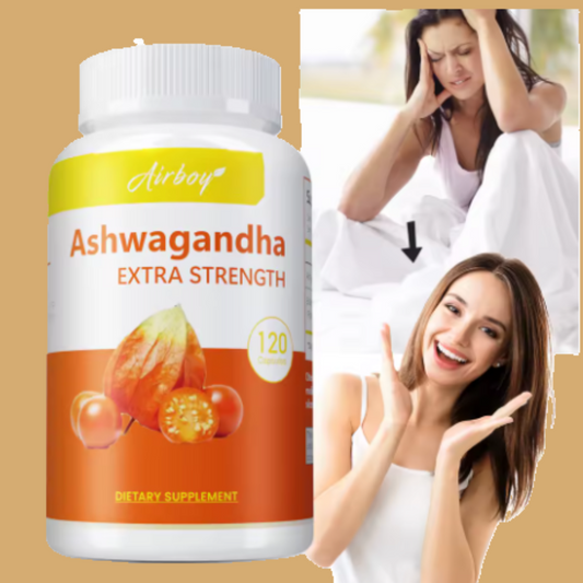 Ashwagandha Bottle With 120 Capsules